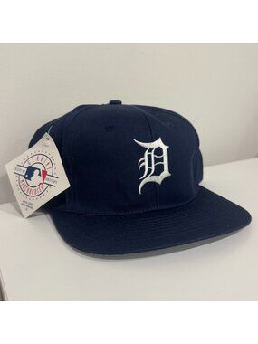 Vintage 1990s Detroit Tigers Genuine Merchandise MLB Snapback Hat Midway
